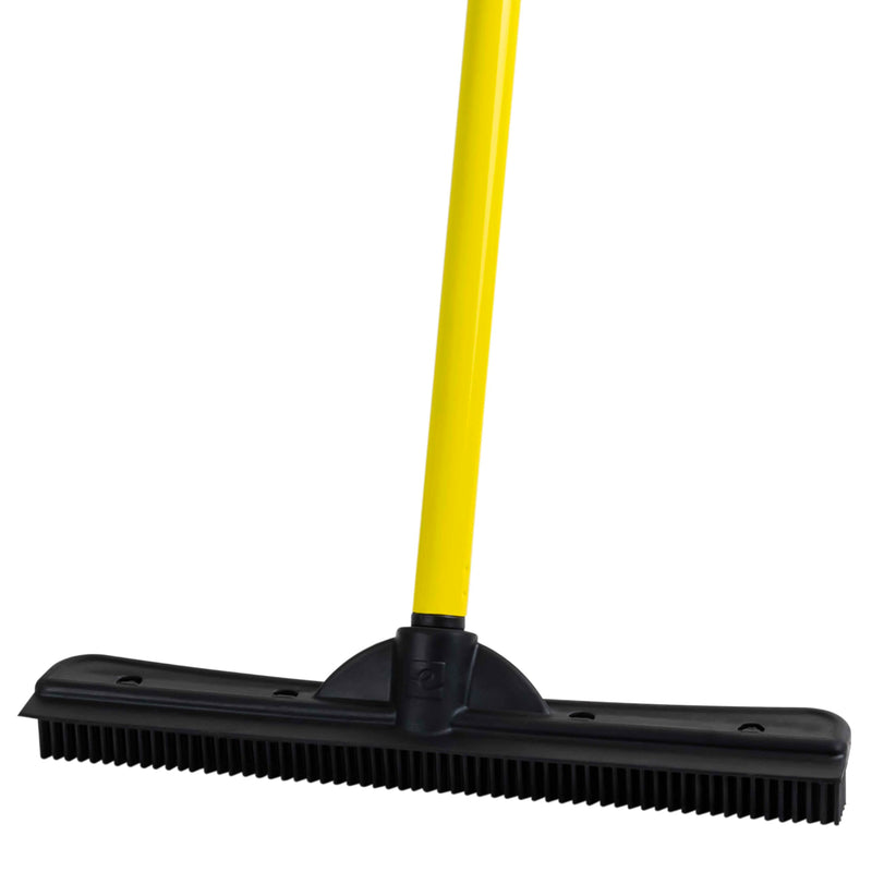 FURemover Original Pet Hair Rubber Broom with Squeegee, with 58" Telescopic Handle for Carpet, Tile and Hardwood Furemover Original Broom