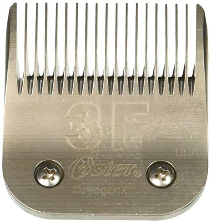Oster Professional Pet & Dog Grooming Blades - Size 3F Cryogen-X Clipper - Compatable with all Oster Detachable Blade Clippers - Long-lasting, High-Carbon Steel & Ultra-Sharp Carbon Steel - PawsPlanet Australia