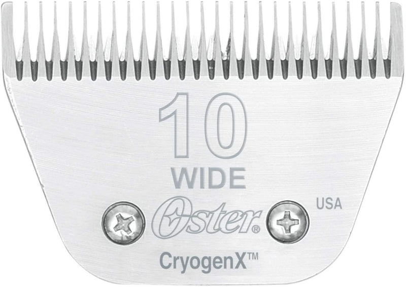 Oster CryogenX Detachable Pet Clipper Blade, Size 10 Wide (078919-446-005) 10 Wide, 2.4mm - PawsPlanet Australia