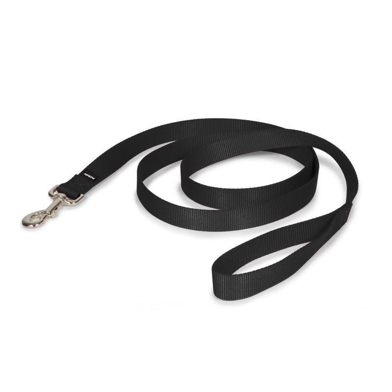 PetSafe Nylon Dog Leash – Strong, Durable, Traditional Style Leash with Easy to Use Bolt Snap for Small, Medium and Large Dogs – 1" x 6', Black - PawsPlanet Australia