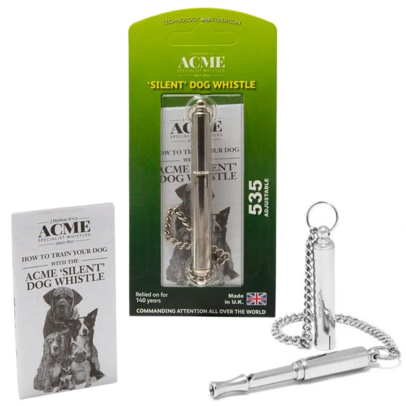 535 Acme -'silent dog whistle' Nickel-plated