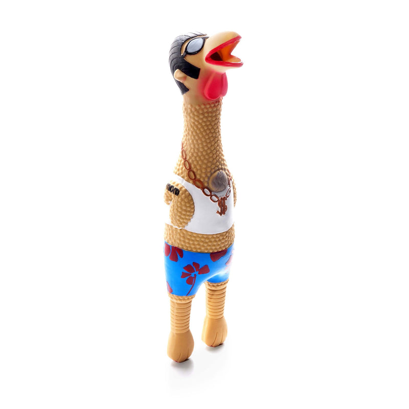 Outward Hound Squawkers Earl Latex Rubber Chicken Interactive Dog Toy, Large - PawsPlanet Australia