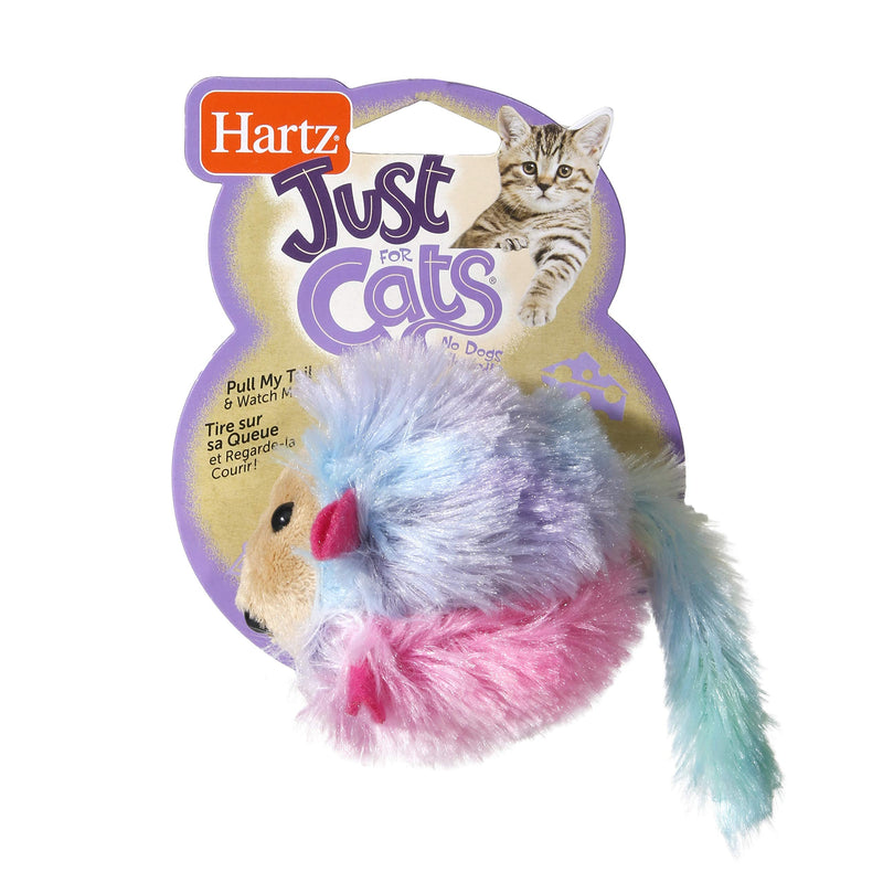 HARTZ Just For Cats Running Rodent Vibrating Plush Mouse Cat Toy - PawsPlanet Australia