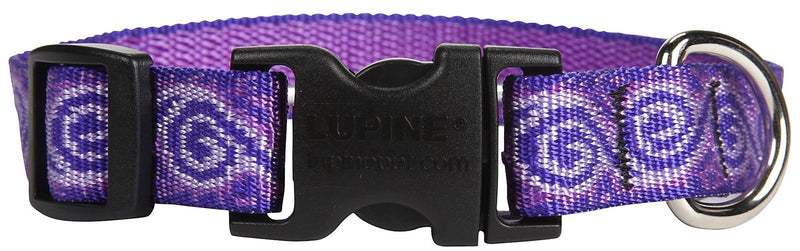 LupinePet Originals 3/4" Jelly Roll 9-14" Adjustable Collar for Small Dogs 3/4-Inch; 9-14" - PawsPlanet Australia