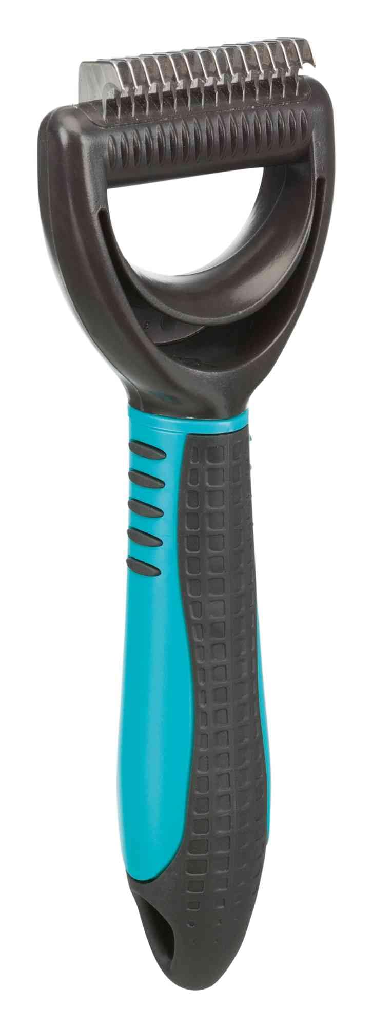 TRIXIE Pet Deshedding Undercoat Rake, For Cats and Dogs, Detangle and Thin 2" x 7" (5x18cm) 5 x 18 cm