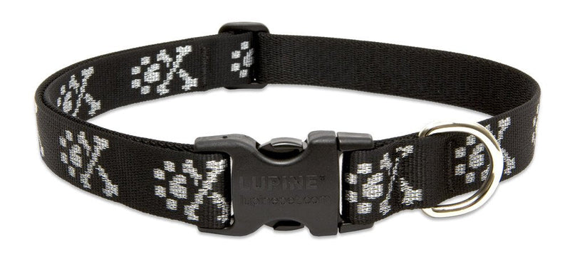 LupinePet Originals 1" Bling Bonz 25-31" Adjustable Collar for Extra Large Dogs 1"Width; 25-31" Neck - PawsPlanet Australia