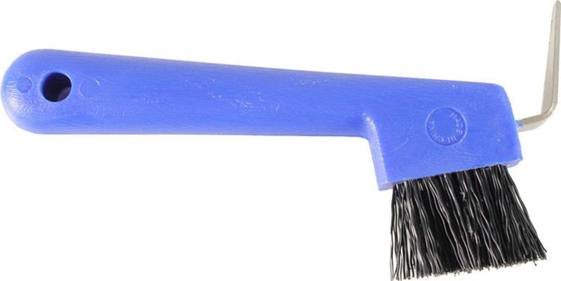 PARTRADE 245852 267304 Hoof Pick with Brush, Blue, 7" - PawsPlanet Australia