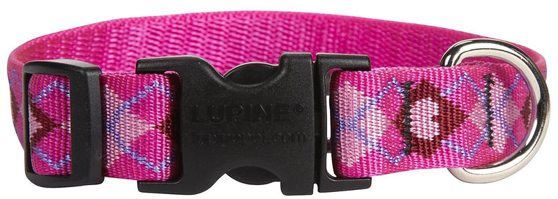 LupinePet Originals 3/4" Puppy Love 9-14" Adjustable Collar for Small Dogs 3/4"Width; 9-14" Neck - PawsPlanet Australia