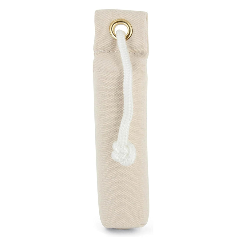 SportDOG Canvas Dummies - Hunting Dog Training Tool - Game Scent Absorber - Water-Ready Bumper - Durable Field Dummy - Weighted Toy - Puppy Size - 2.25" W X 8.5" L - Natural 1 Count (Pack of 1) - PawsPlanet Australia