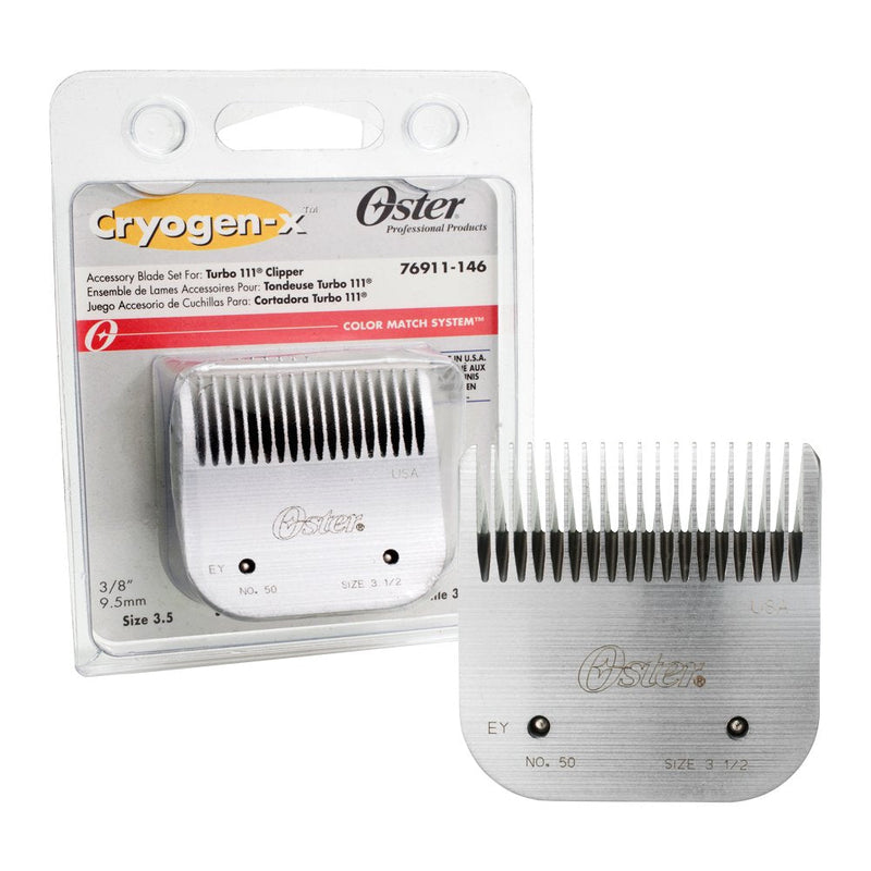 Oster 076911-146-001 Cryogen-X Replacement Blade Turbo 111, Size 3 1/2, 3 ounce - PawsPlanet Australia