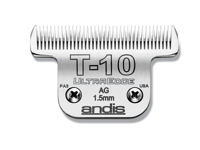 Andis Carbon-Infused Steel UltraEdge Dog Clipper Blade, Size-T-10, 1/6-Inch Cut Length (22305) - PawsPlanet Australia