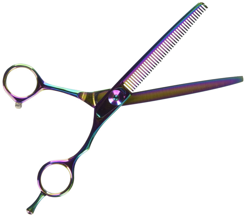 Master Grooming Tools 5200 Rainbow Series Shears — High-Performance Shears for Grooming Dogs - Thinners, 6½" 6.5-Inch Thinner - PawsPlanet Australia