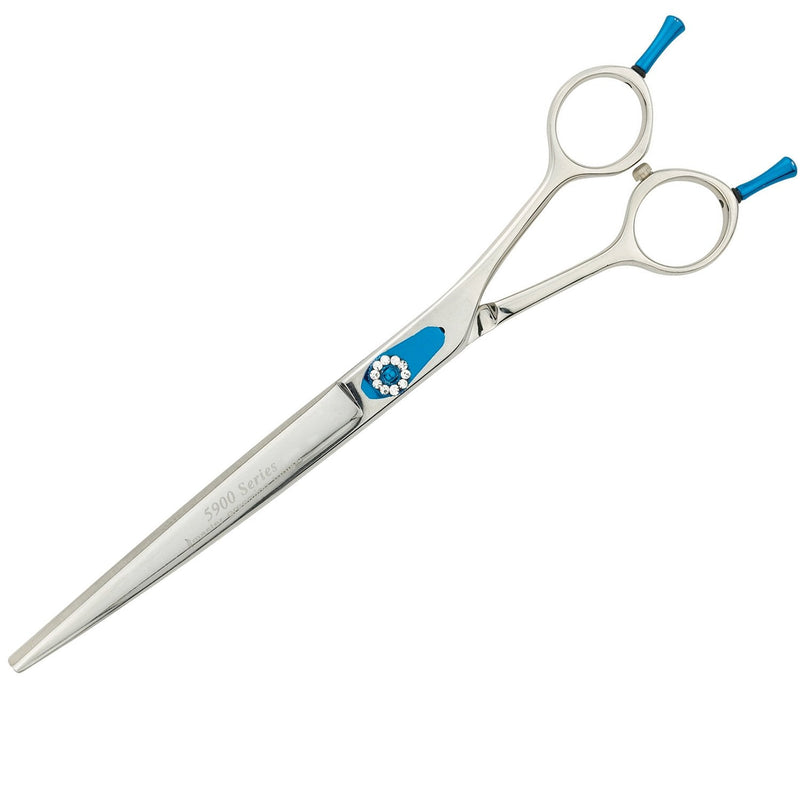 Master Grooming Tools 5900 Diamond Series Shears — High-Performance Shears for Grooming Dogs - Curved, 8" 8-Inch Curved - PawsPlanet Australia