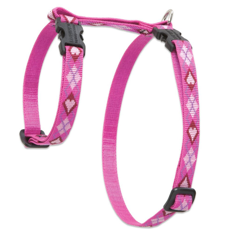 LupinePet Originals 1/2" Puppy Love 9-14" H-style Harness for Small Pets - PawsPlanet Australia