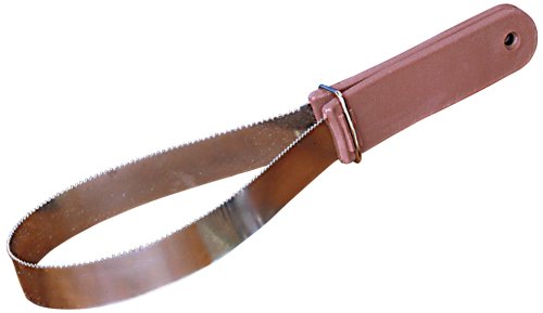 Weaver Leather Stainless Steel Shedding Blade with Red Plastic Handle, 65-2171 - PawsPlanet Australia