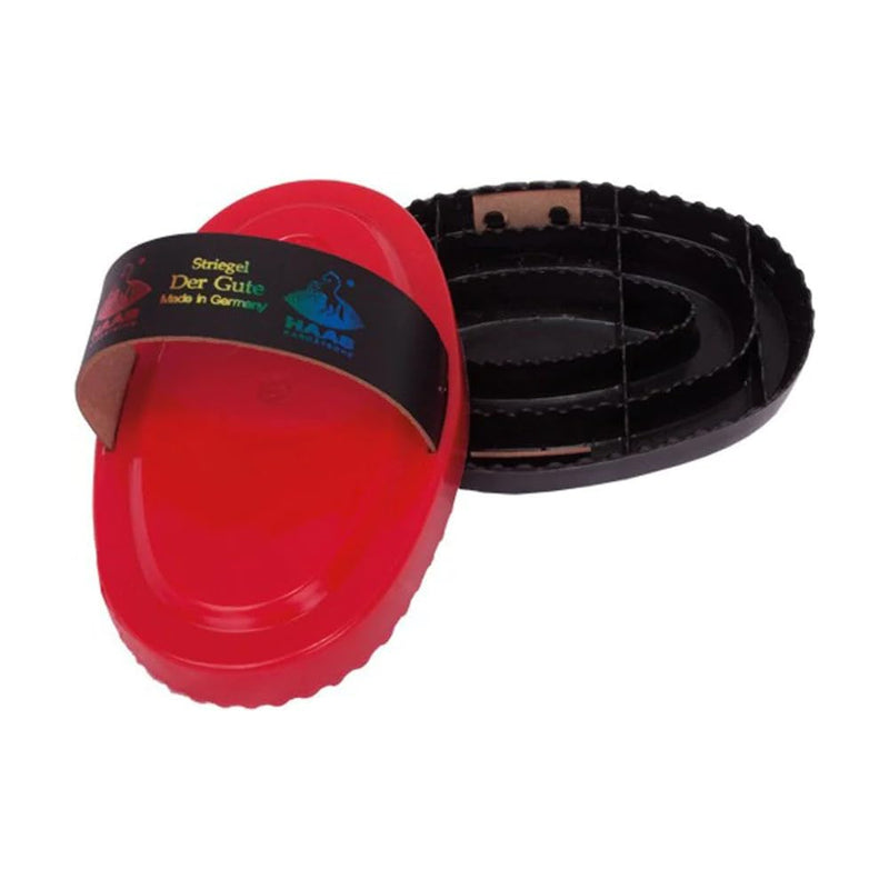 Haas Horse-curry Combs for All Hair Types, Flexible Plastic, Improves Coat Health, Durable and Replaceable Design, 0.1 kg - PawsPlanet Australia