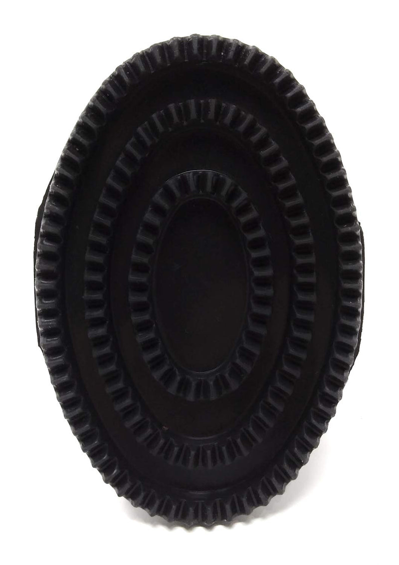 Tough 1 Large Rubber Curry Comb black One Size - PawsPlanet Australia
