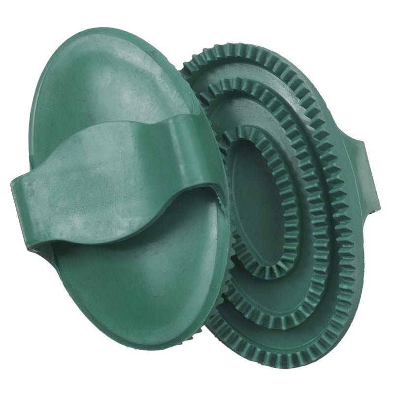 Tough 1 Large Rubber Curry Comb Hunter Green One Size