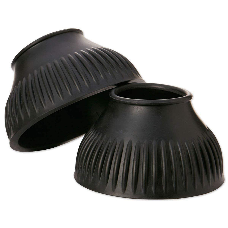 Centaur Thick Rib Black Bell Boots X-Large - PawsPlanet Australia