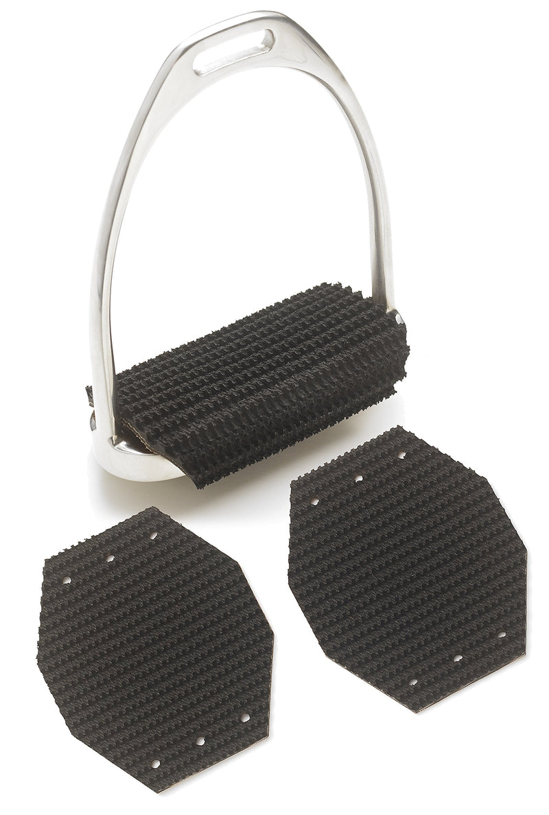 Millenium Super Comfort Wrap-around Stirrup Iron Pads, Black, 4.75 - PawsPlanet Australia