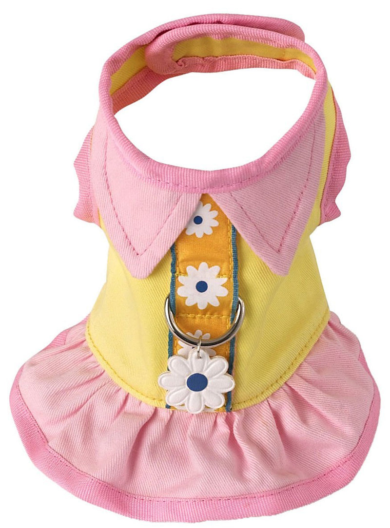 Doggles Dog Harness Dress, Yello, Small s Yellow
