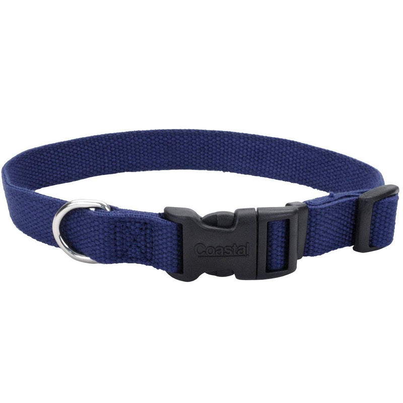 Coastal Pet - New Earth Soy - Adjustable Dog Collar, Indigo, 3/8" x 06"-08" 3/8" x 06"-08" (Pack of 1) - PawsPlanet Australia