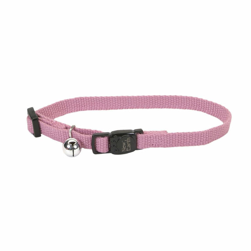 Coastal Pet New Earth Soy Adjustable Breakaway Cat Collar - Eco-Friendly, Odor-Resistant and Adjustable Cat Collar, Rose, 3/8" x 08"-12" 3/8" x 08"-12" (Pack of 1) - PawsPlanet Australia
