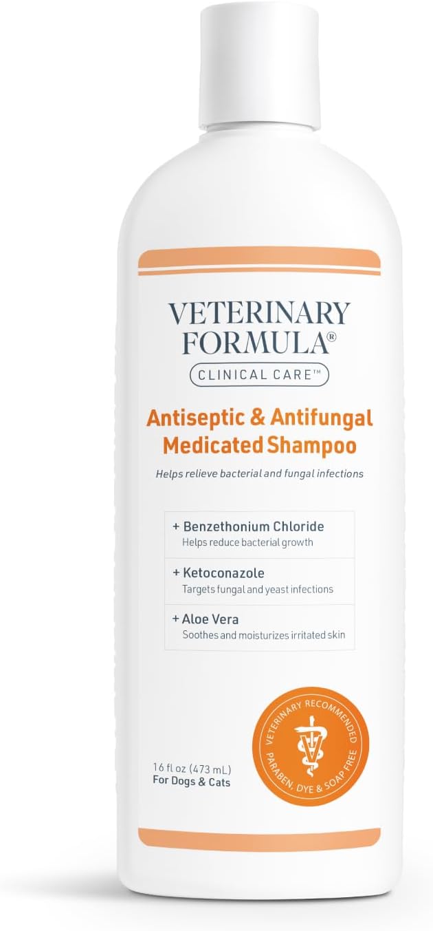 Veterinary Formula Clinical Care Antiseptic and Antifungal Spray/Shampoo for Dogs and Cats 16 oz Shampoo - PawsPlanet Australia