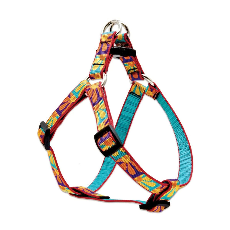 LupinePet Originals 3/4" Crazy Daisy 15-21" Step In Harness for Small Dogs 3/4" by 15"-21" girth - PawsPlanet Australia