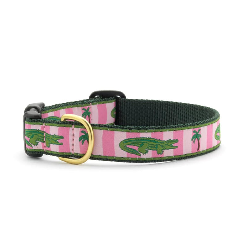 Up Country Alligator Dog Collar, Medium (12" - 18"), Wide 1" Width M - PawsPlanet Australia