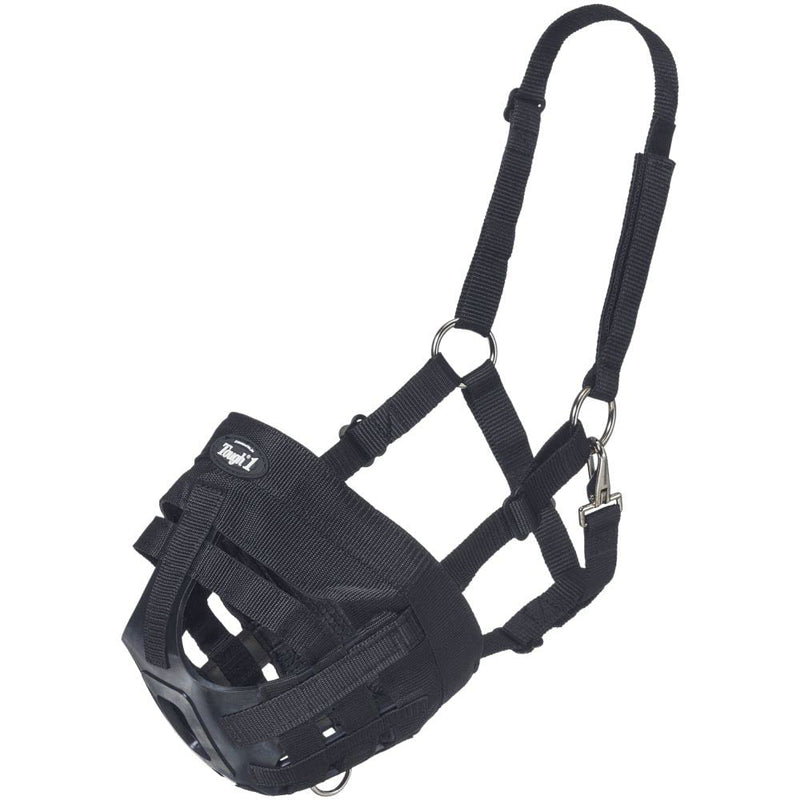 Easy Breathe Poly/Nylon Grazing Muzzle Black Horse - PawsPlanet Australia