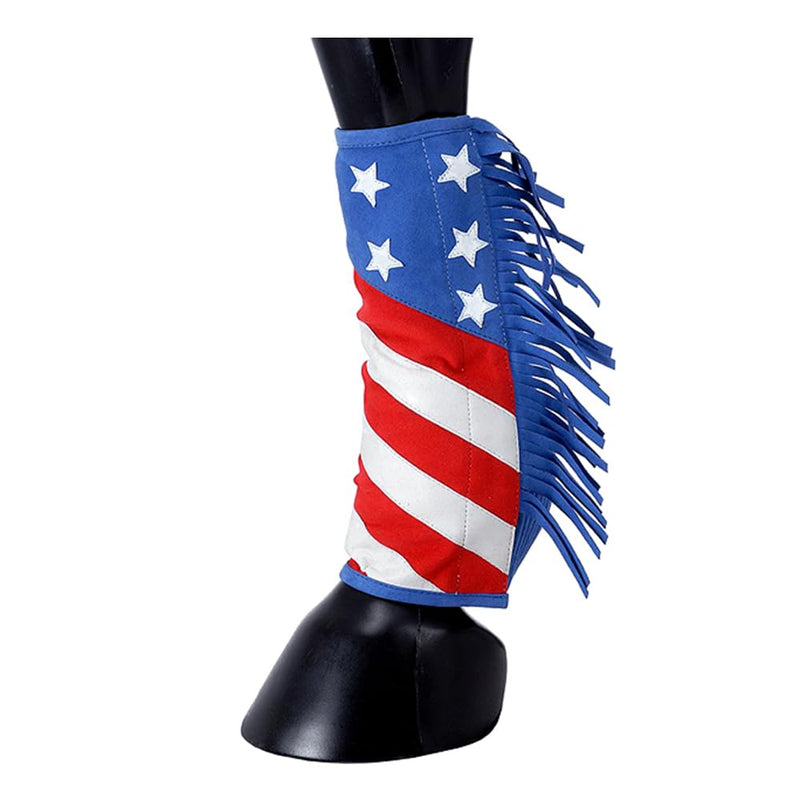 Tough 1 Sport Boot Covers w/Fringe Patriotic - PawsPlanet Australia
