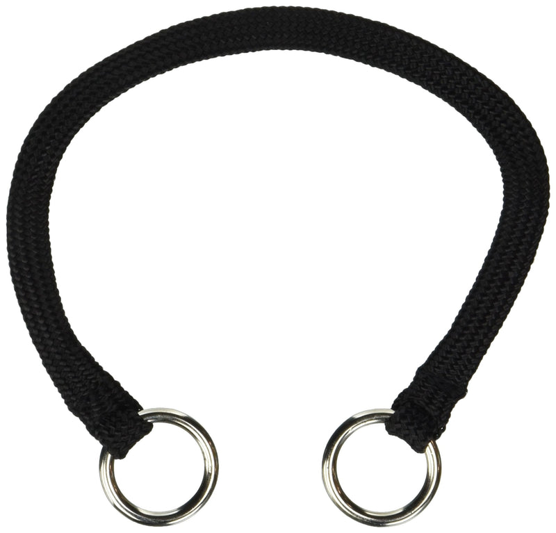 Resco American-Made Braided Choke Collar for Dogs, 12", Black (PF53112)