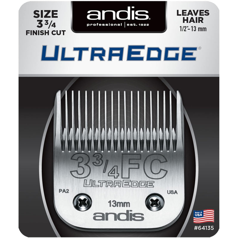 Andis Carbon-Infused Steel UltraEdge Dog Clipper Blade, Size-3-3/4 FC, 1/2-Inch Cut Length (64135) - PawsPlanet Australia