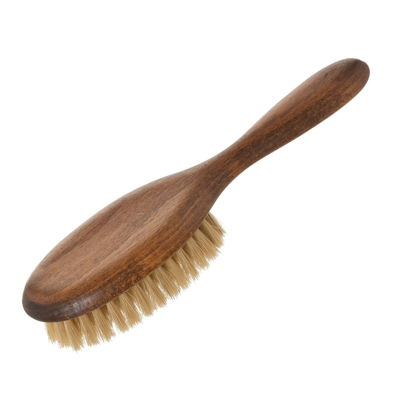 Redecker Natural Pig Bristle Cat Brush with Varnished Beechwood Handle, 7-1/4-Inches