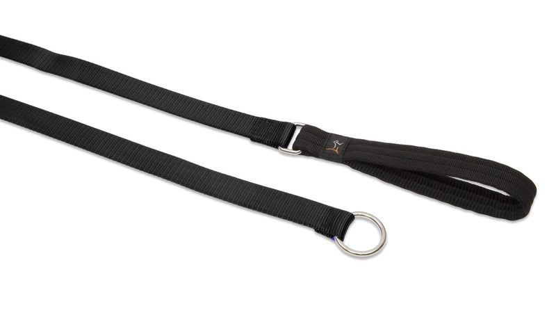 LupinePet Basics 1" Black 6-foot Slip Lead/Leash for Medium and Larger Dogs 1" Width - PawsPlanet Australia
