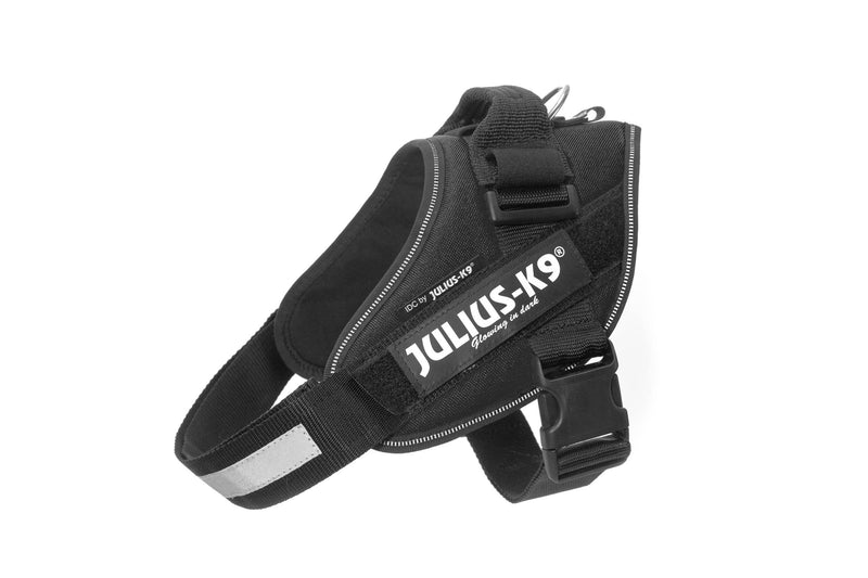 Julius-K9, 16IDC-P-0, IDC Powerharness, Dog Harness, Size: 0, Black M / 0 - PawsPlanet Australia