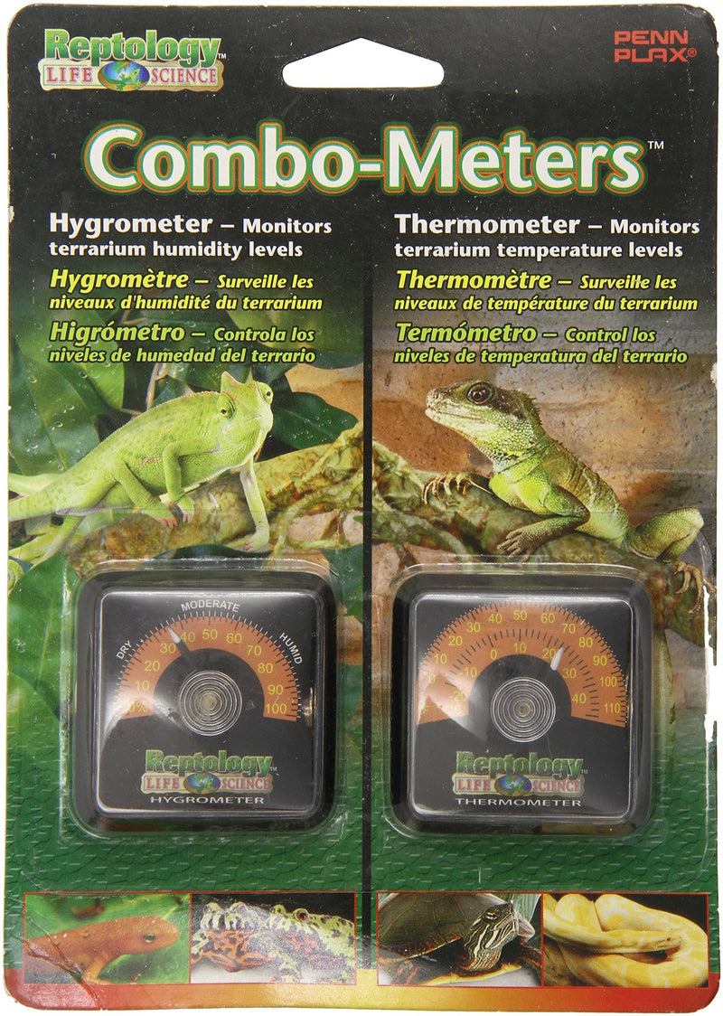 Penn-Plax Reptology Reptile Hygrometer Humidity and Temperature Sensor Gauges | Maintain a Healthy Environment for Your Pets - PawsPlanet Australia