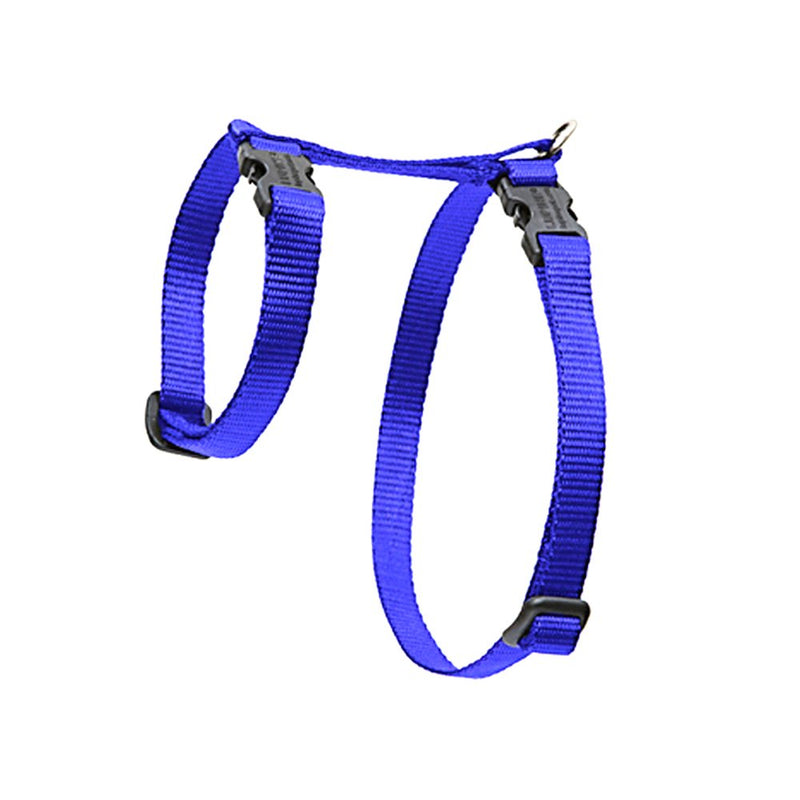 LupinePet Basics 1/2" Blue 9-14" H-style Harness for Small Pets 1/2"W; 9-14" Girth - PawsPlanet Australia