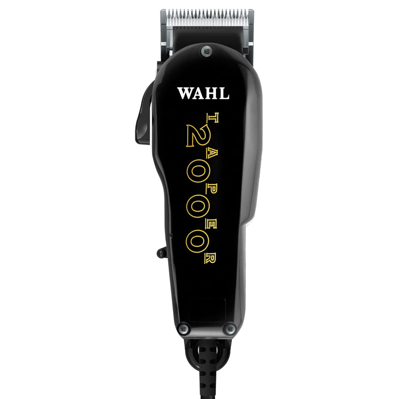 Wahl Professional Taper 2000 Clipper, Adjustable Blade, High-Performance Corded Electric Hair Cutting Tool, Black - PawsPlanet Australia