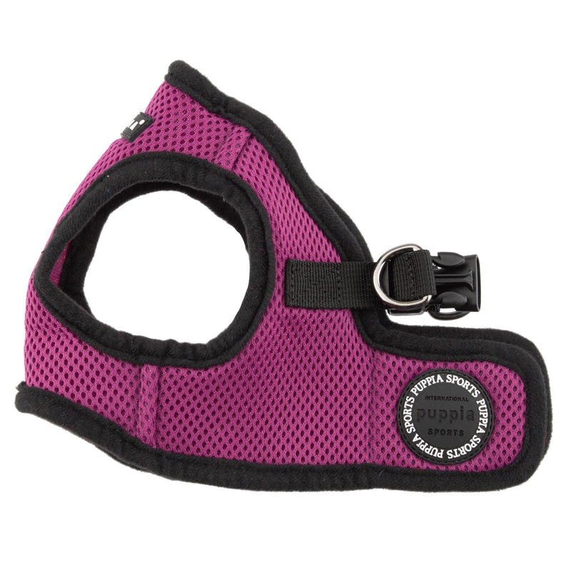 PUPPIA International Harness Soft B Vest, Large, Purple - PawsPlanet Australia