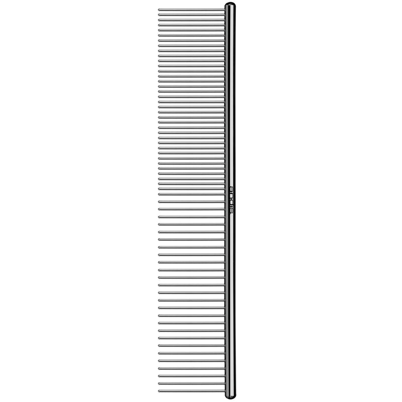 Andis 65730 Stainless-Steel Comb for Knots, Mats & Loose Hair Removal - Effective Dematting Tool, Comfortable, Lightweight, Portable & Safe for Dogs, Cats & Pets – Silver, 7-1/2-Inch 7 1/2 Inch