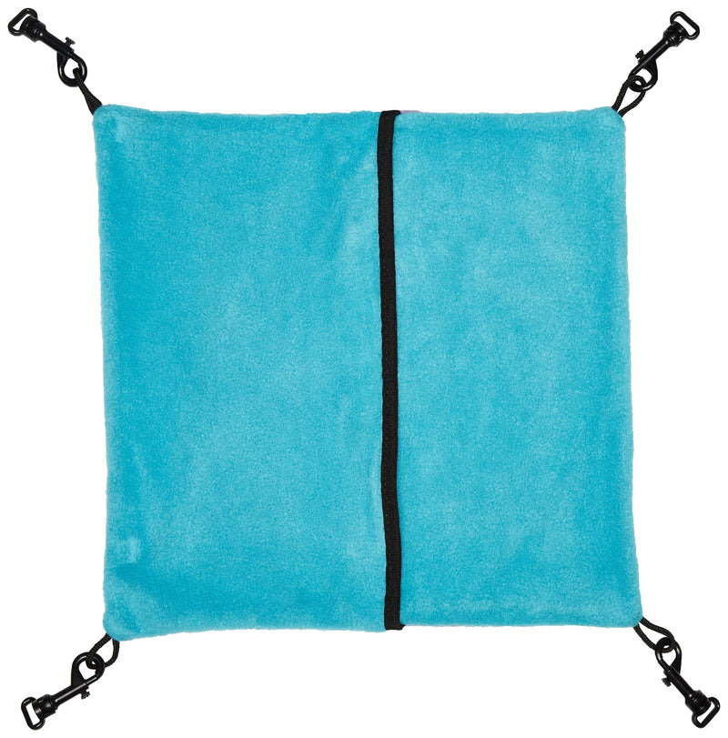 MidWest Homes for Pets Ferret Nation Small Hammock for Ferret Nation & Critter Nation Small Animal Cages | Measures 13L x 12W - Inches, Purple/Teal - PawsPlanet Australia