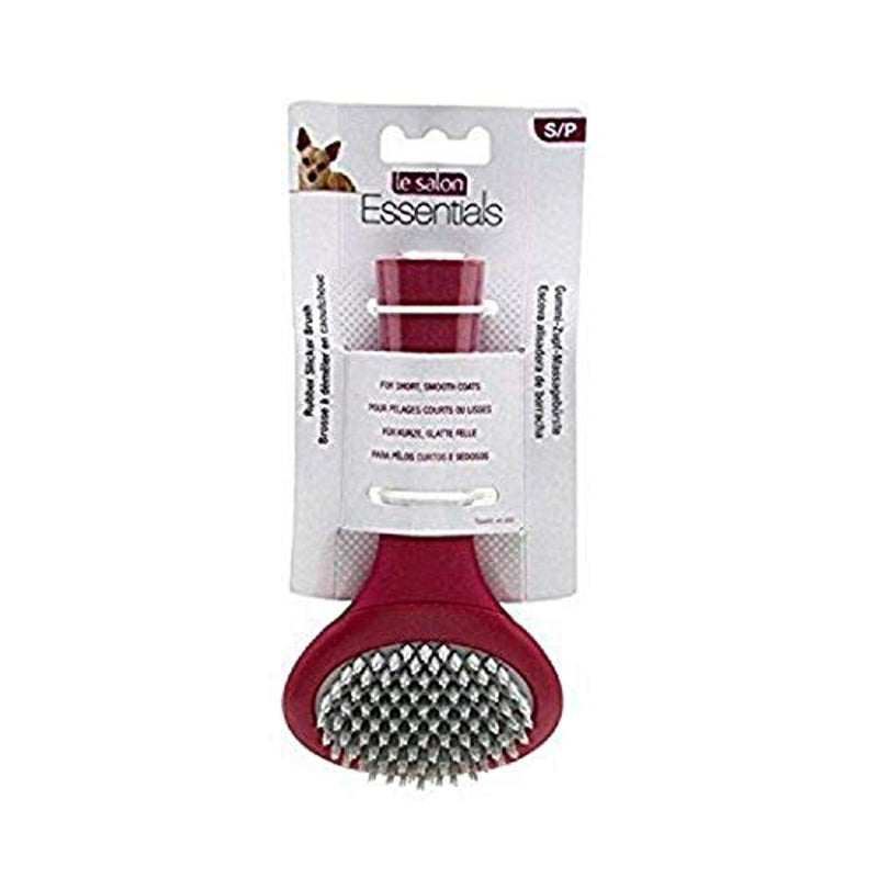 Essentials Rubber Slicker Dog Brush, Small Standard Packaging - PawsPlanet Australia
