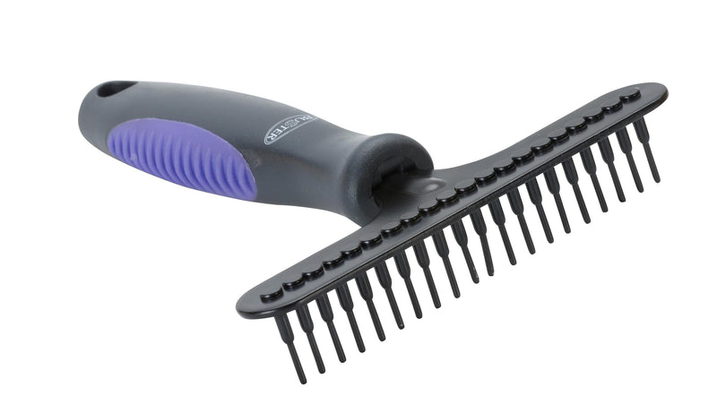 Kruuse Buster Large Purple Grooming Tool – Removes Loose Undercoat Hair Gently