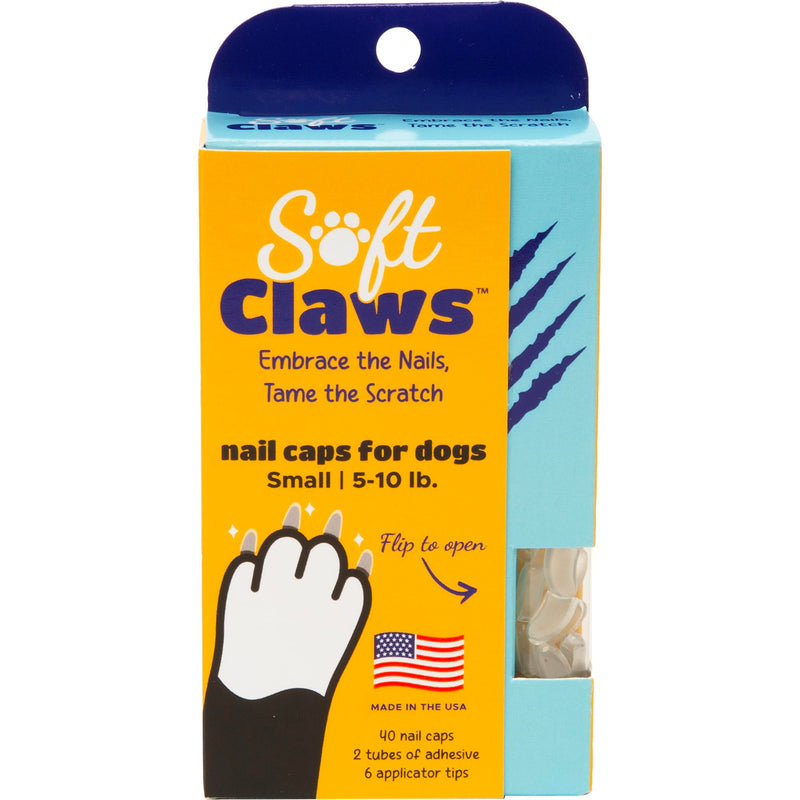 Canine Soft Claws Dog and Cat Nail Caps Take Home Kit, Small, Natural - PawsPlanet Australia