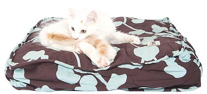 Molly Mutt Petite Dog Duvet Cover Square - Your Hand in Mine Print - Measures 20’’x20’’x4’’ - 100% Cotton - Durable - Breathable - Sustainable - Machine Washable Dog Bed Cover - Pre-Shrunk - PawsPlanet Australia