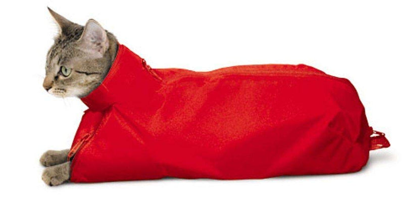 Four Flags Feline Cat Sack Nylon Restraint Bag Vet Supply Size Medium 4-8 Pounds Washable - PawsPlanet Australia