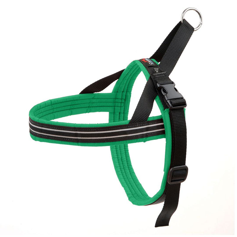 ComfortFlex Large Dog Harness - Made in The USA, Fully Padded, Reflective, Adjustable, Lightweight No-Choke, No-Pull, Non-Chafing Design for Active Dogs, Enhanced Control, Large, Kelly Green - PawsPlanet Australia