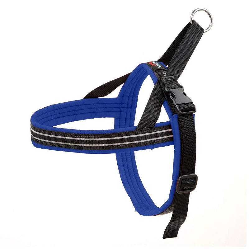 ComfortFlex Sport Dog Harness – No-Choke, Fully Padded, Non-Chafing Harness with Control Handle – Reflective, Lightweight, Adjustable for Active Dogs - Small/Medium, Mariner Blue - PawsPlanet Australia